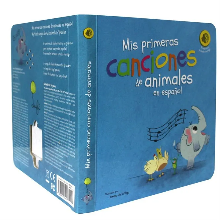 Fun Learning Customized Noisy Animals Sound Book For Preschool