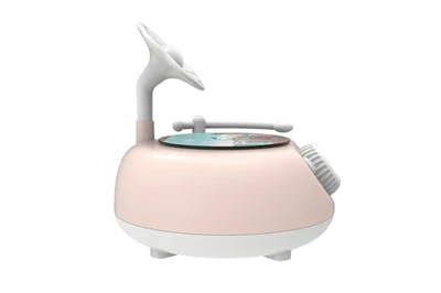 Kids Turntable ak ansyen jwè dosye pou timoun fèmen ak jwe karakteristik pa Little Tikes Fisher Vinyl Player