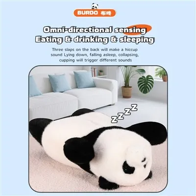 AI Interactive Customizable Plush Panda Toy With OEM/ODM Support For Home Camping Bedroom Living Room